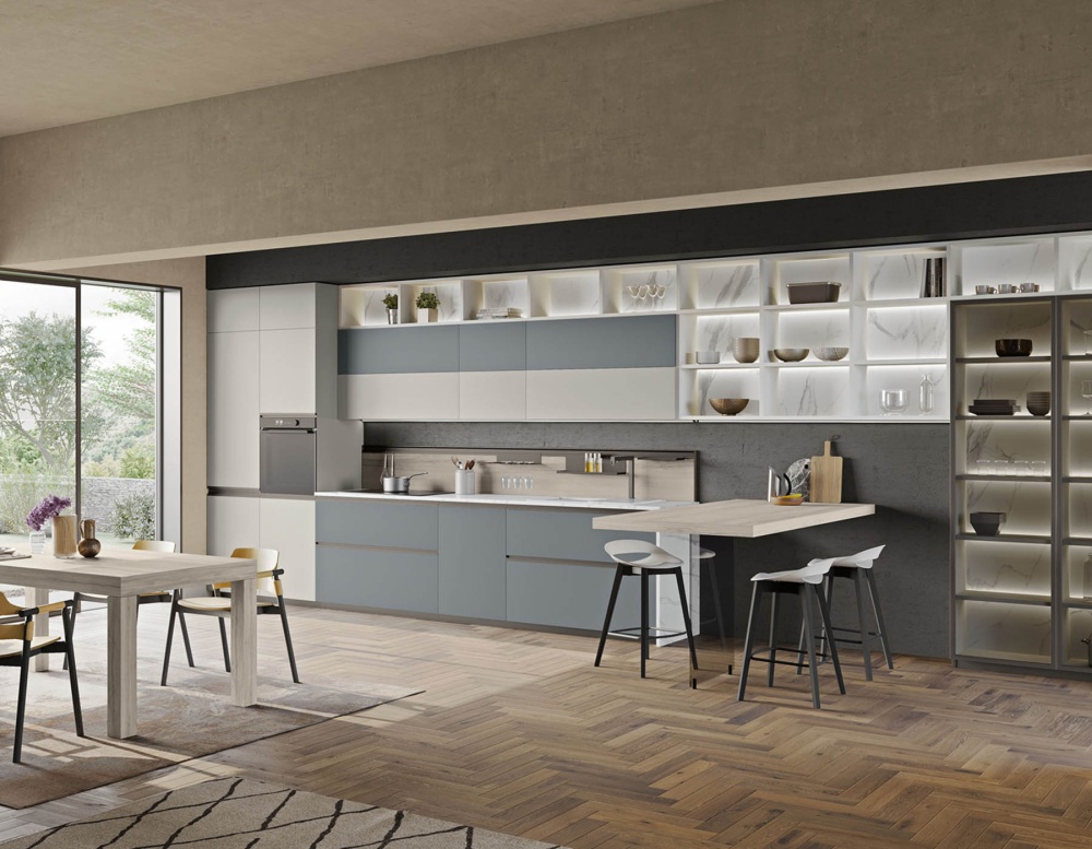 Кухня Tablet 11 в минималистичном стиле в салоне Мебель Да Вични