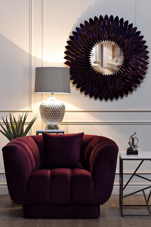 Лампа настольная плафон синий 22-88017