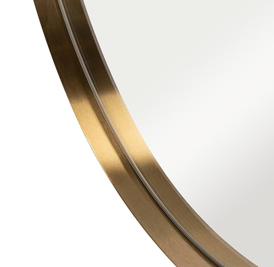 Зеркало овальное в металлической раме 19-OA-6385