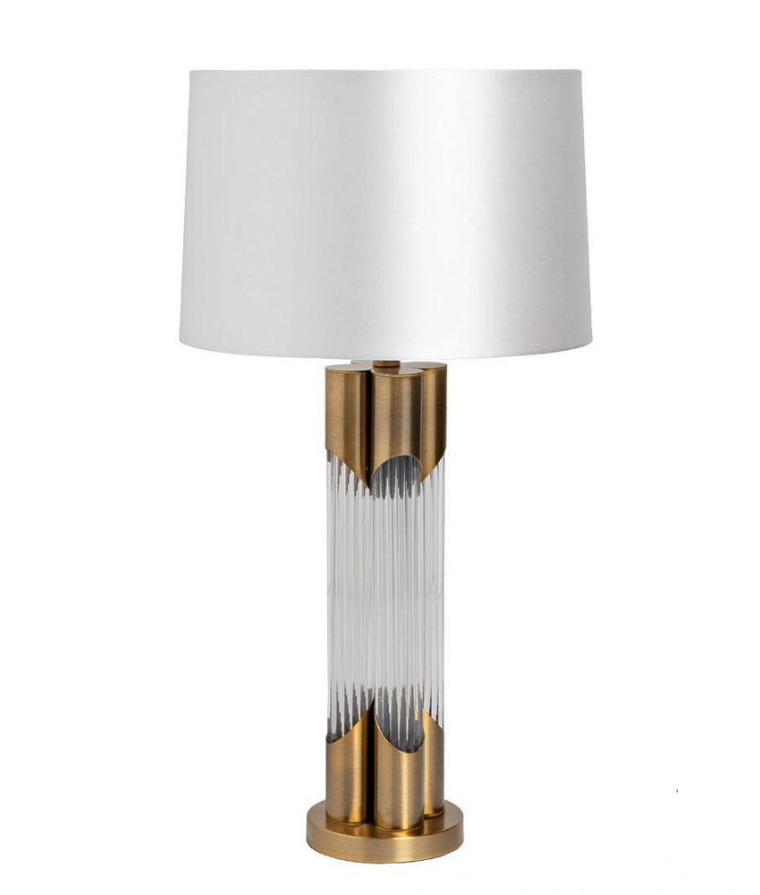 Лампа настольная с белым абажуром  22-89110