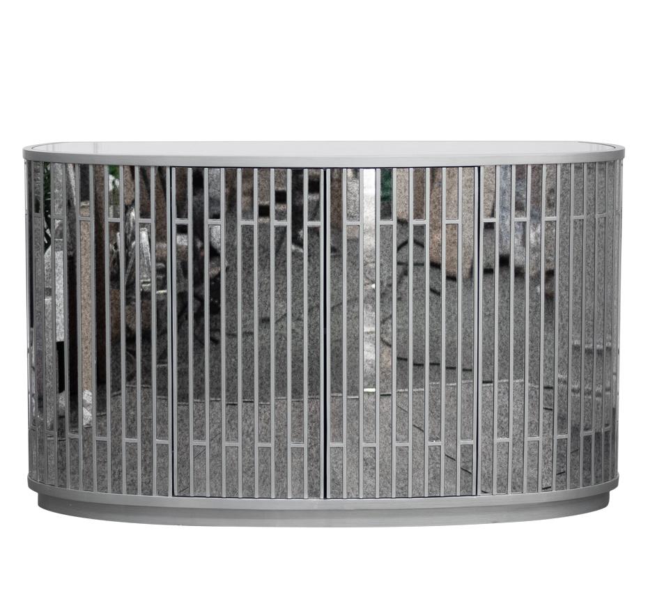 Комод зеркальный двухдверный 152*51*92см