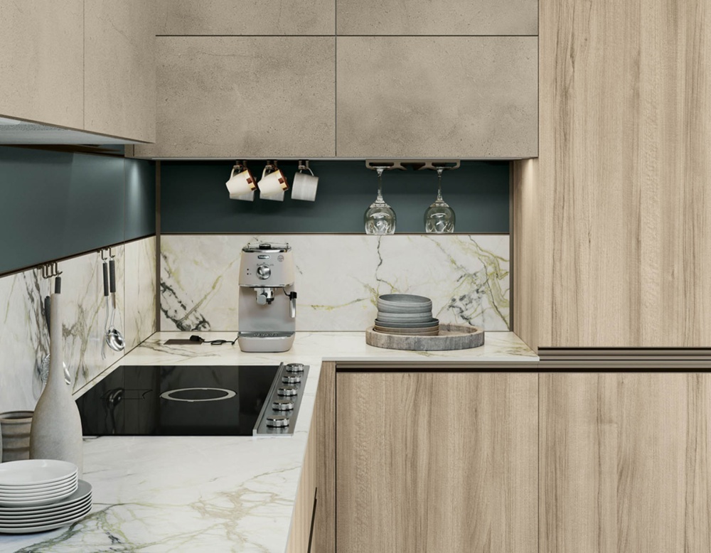 Кухня Tablet 7 в минималистичном стиле