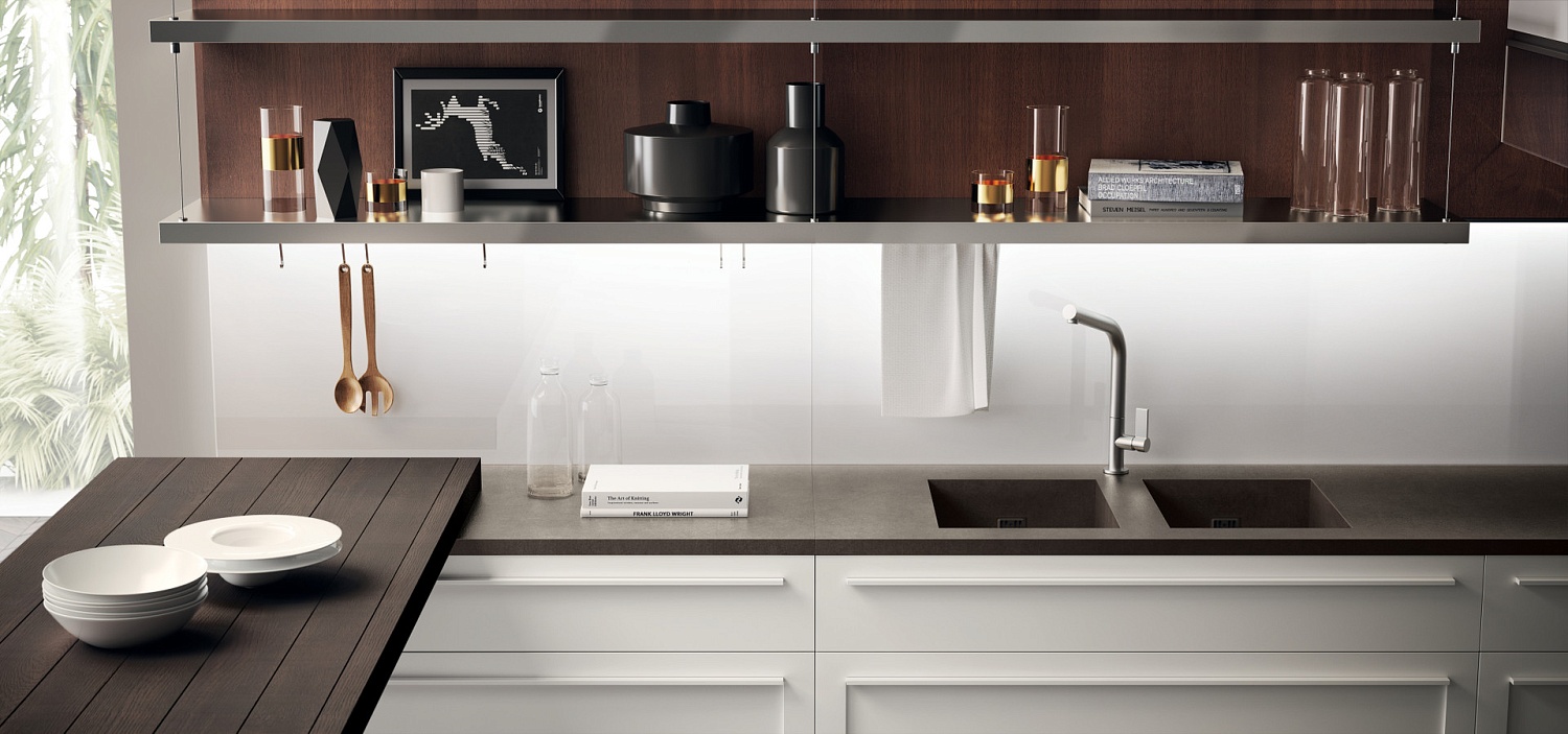 Кухня Carattere от Scavolini — современная элегантность в студии Da Vinci