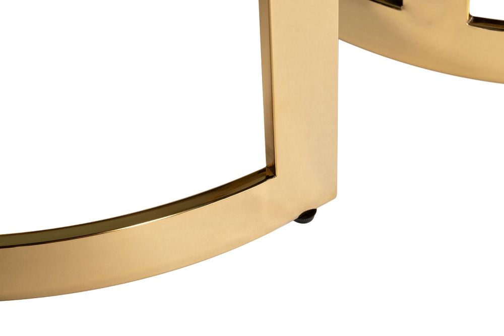 Столы (наб 2шт) стекло чер.мрам/зол 47ED-ET081S-GOLD